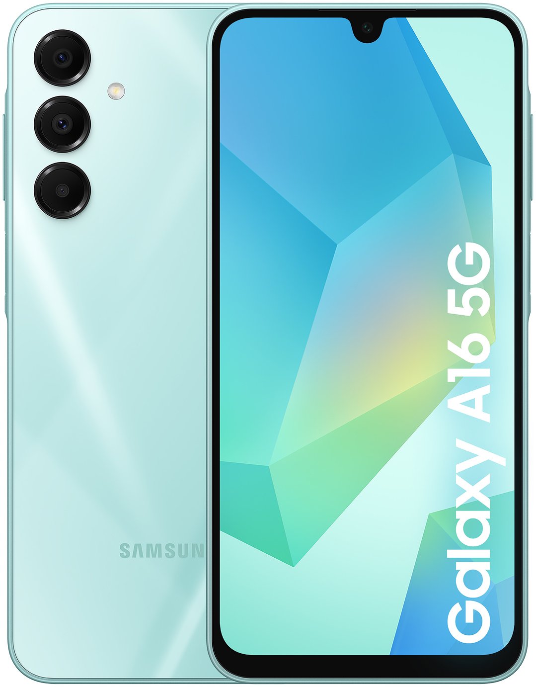 SIM Free Samsung A16 5G 128GB Mobile Phone - Light Green