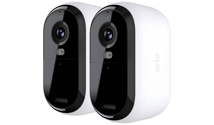 Arlo Essential 2K 4-in-1 Outdoor Security Camera - Pack of 2