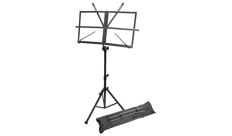 RockJam RJMUS01-BK Folding Music Stand