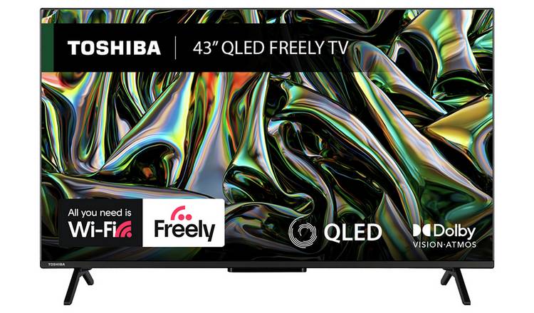 Toshiba 43 Inch 43QV2F63DB Smart UHD HDR QLED Freely TV