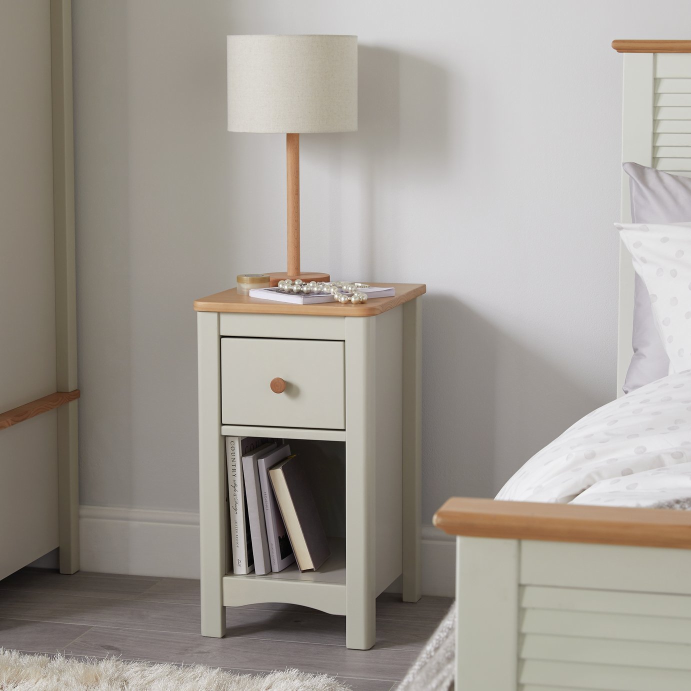 Argos Home Bournemouth 1 Drawer Bedside Table Review