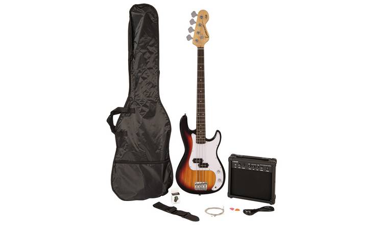 Encore Blaster E40 Bass Guitar Pack - Sunburst