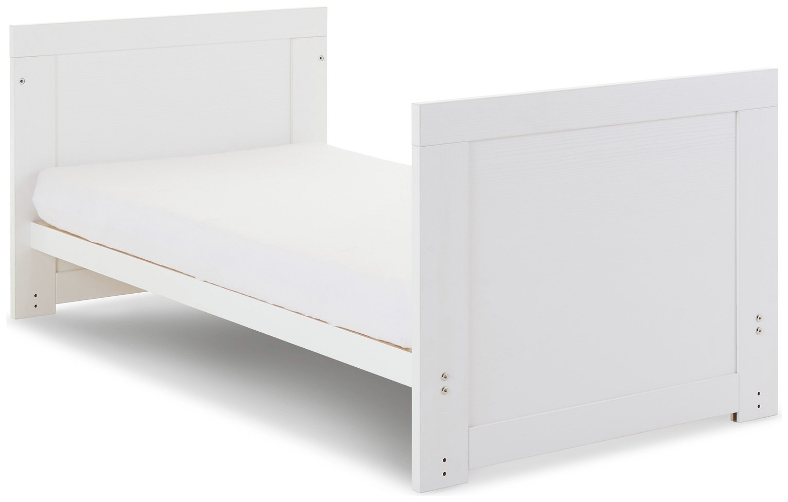 Obaby Nika 3 Piece Nursery Furniture Set - White