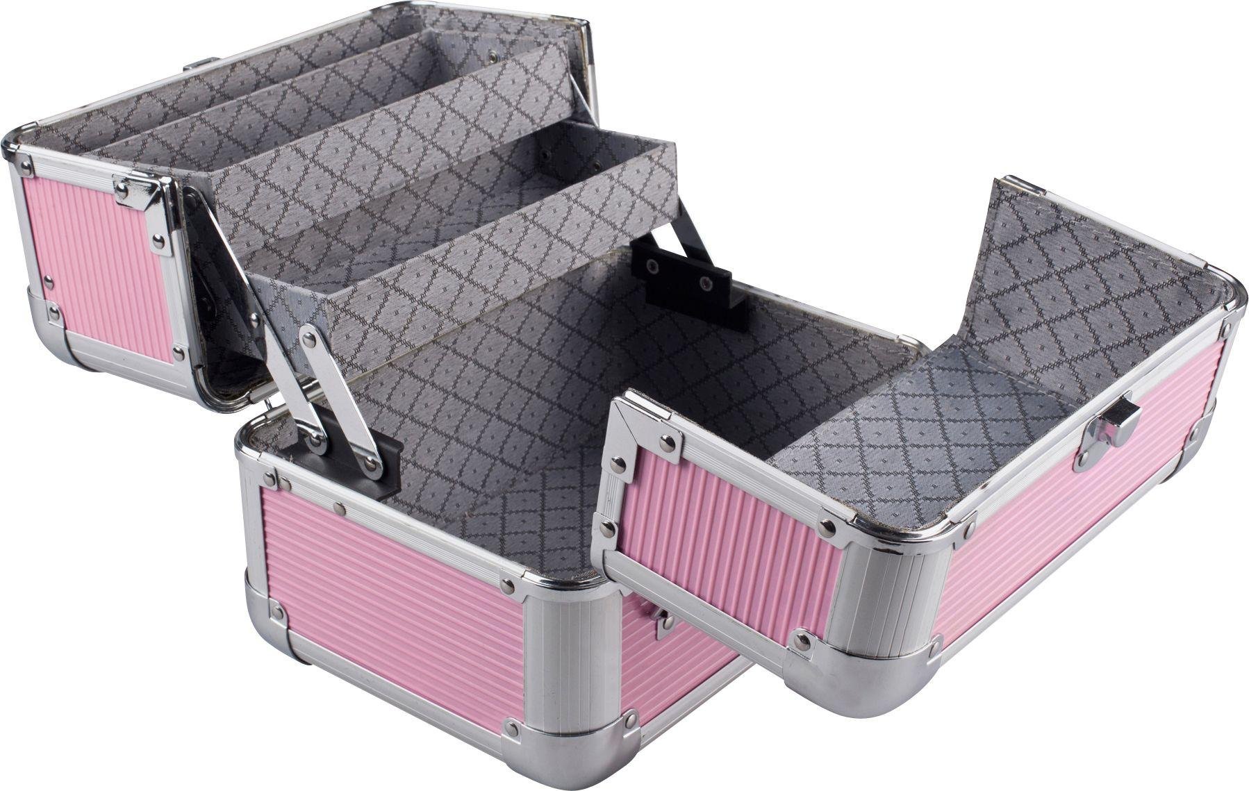 Argos Medium Pink Aluminium Cosmetic Case Reviews