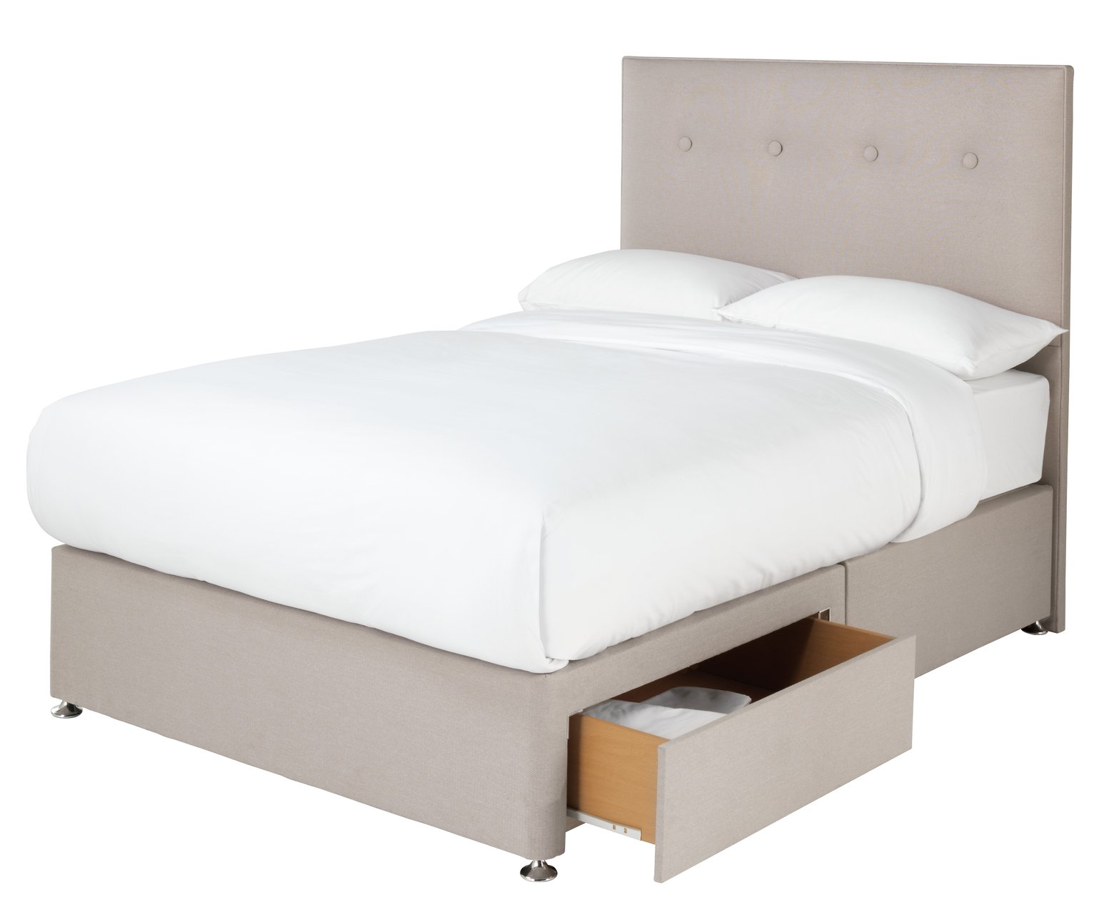 Forty Winks 1000 Pocket ErgoSense 2 Drw Double Divan-Natural Review