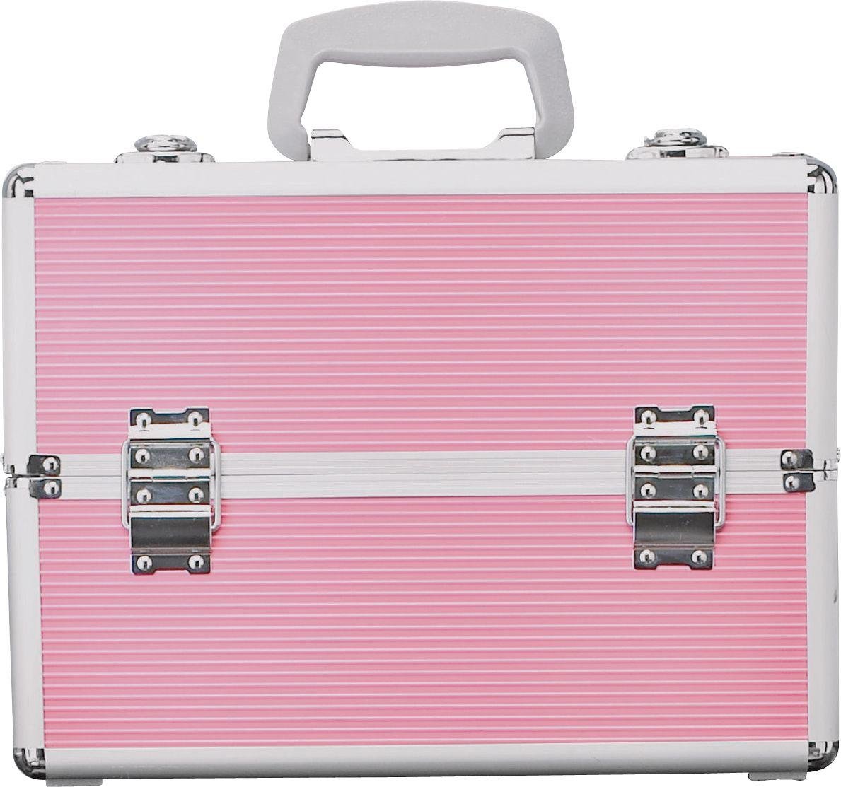 Pretty Pink Large Aluminium Vanity Case