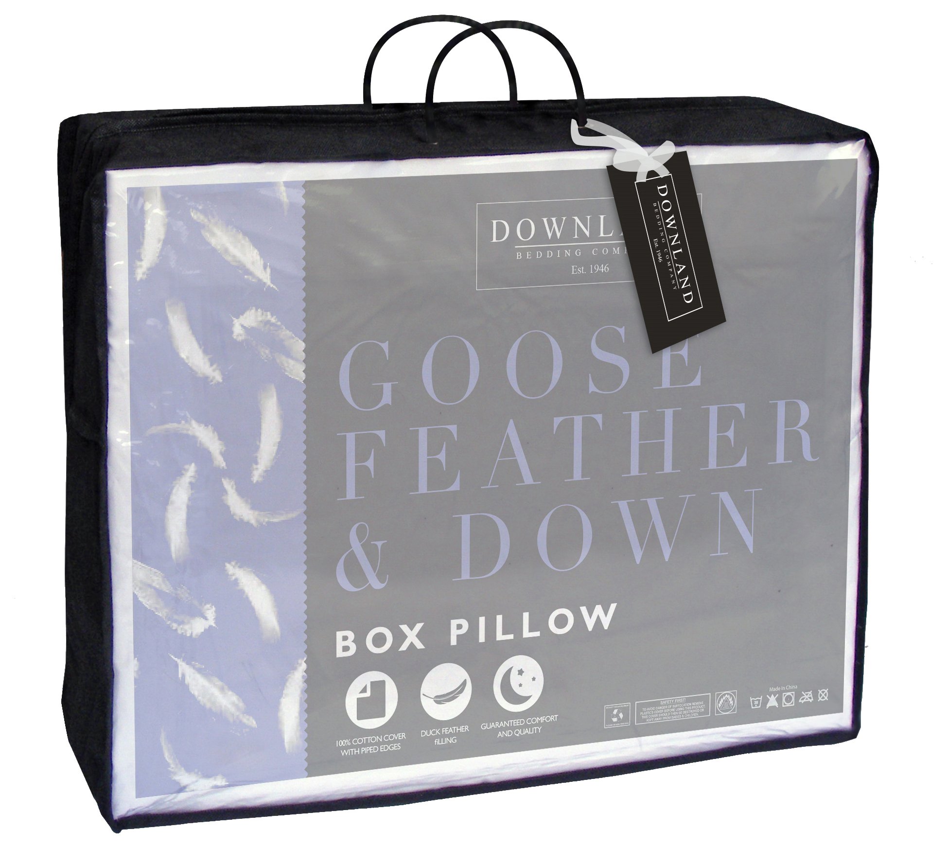 Downland Goose Feather & Down Box Pillow