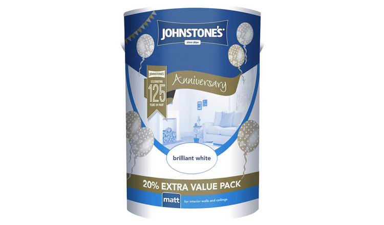 Johnstone's Brilliant White Matt Emulsion 6L
