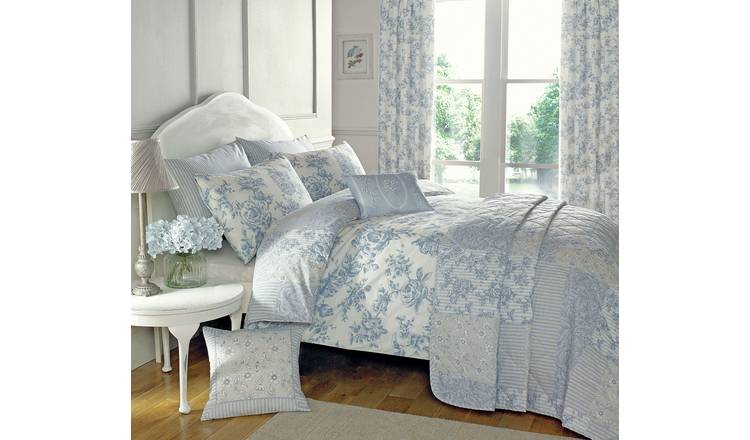 Buy Dreams N Drapes Malton Blue Bedding Set Kingsize Duvet