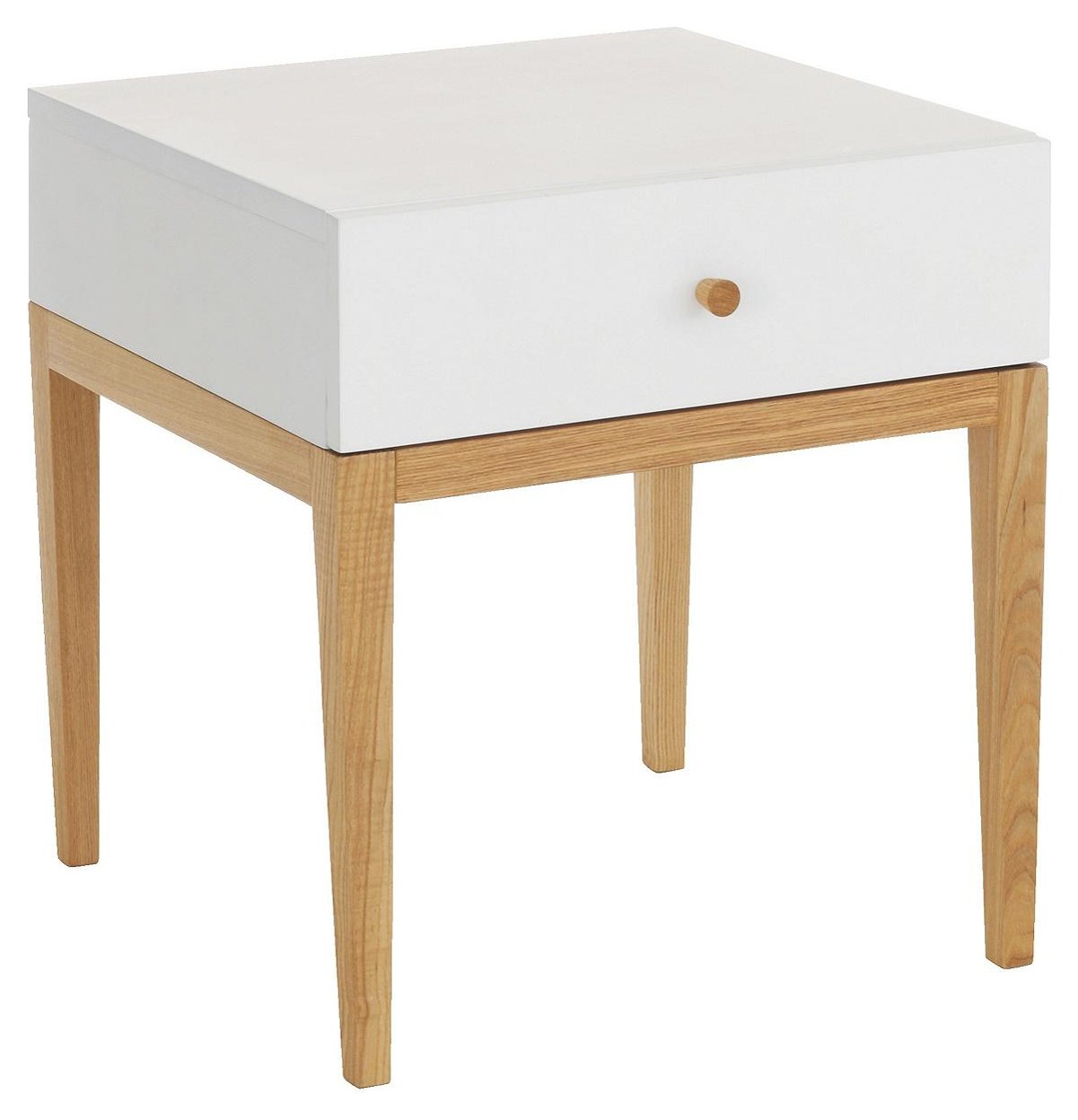 Habitat Tatsuma Bedside Table - White