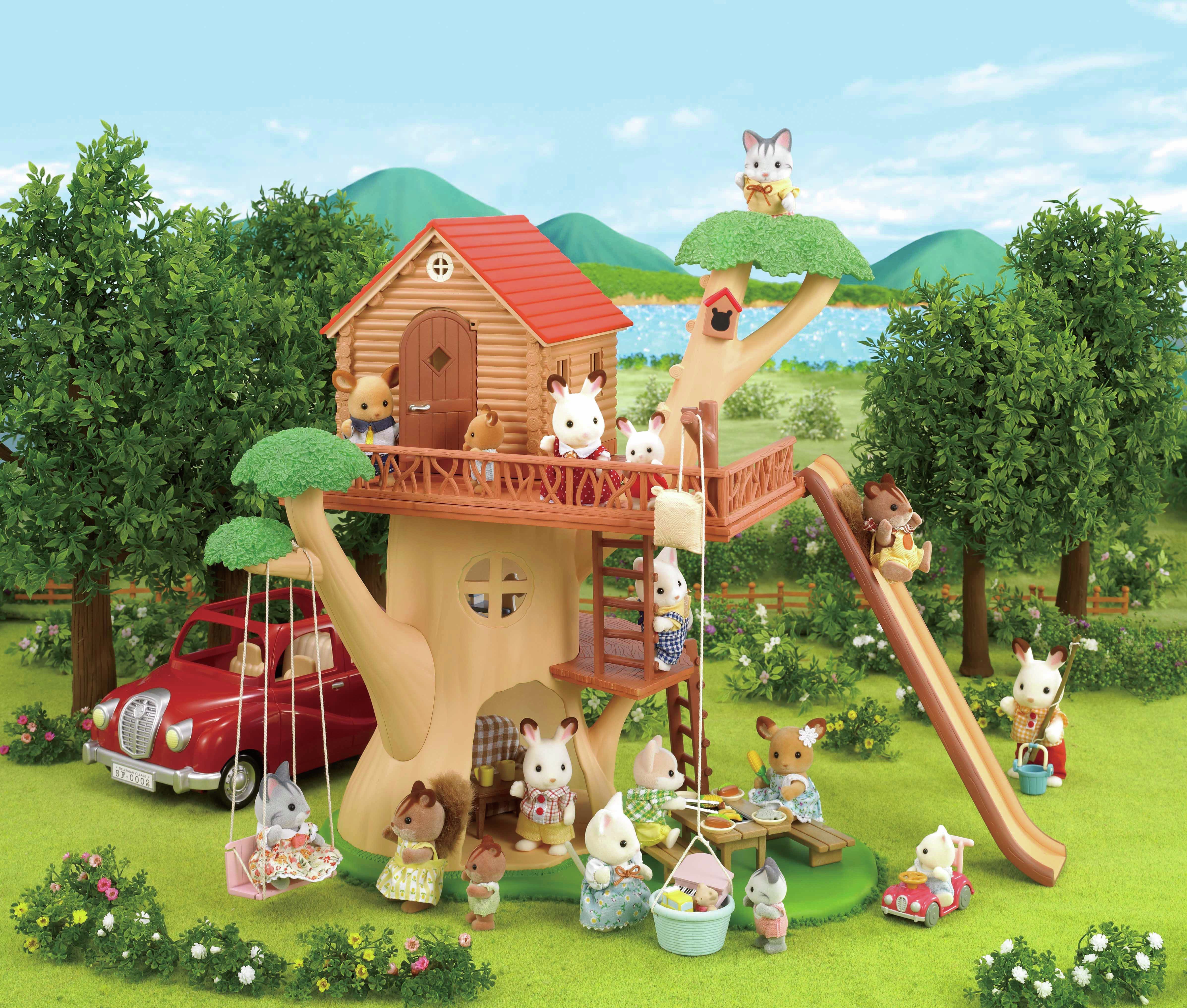 sylvanian families bus argos