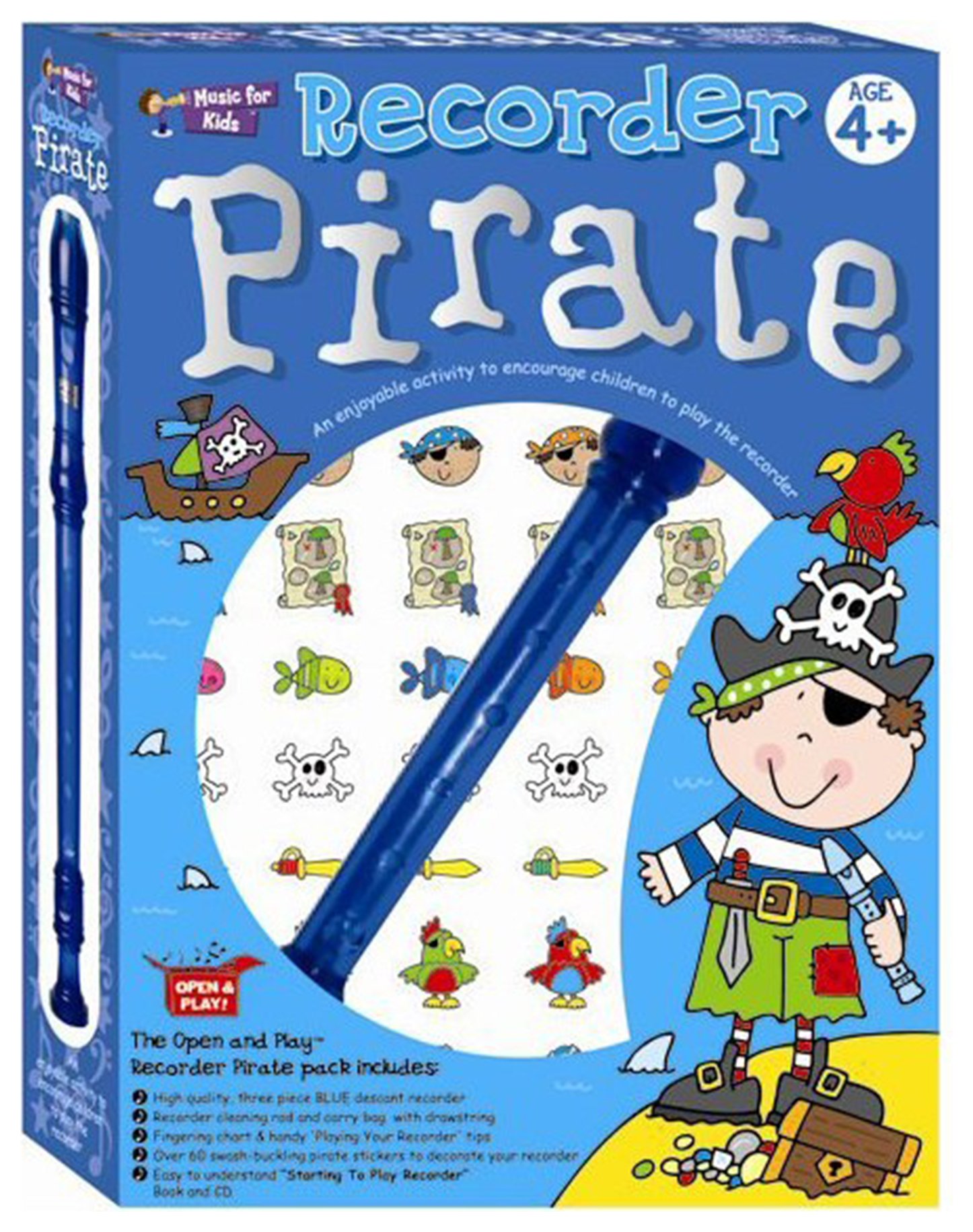 Music For Kids Pirate Recorder Pack