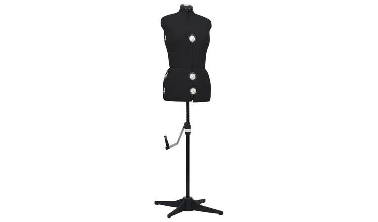 Walplus Polyester Adjustable Dress Form Female m Size 40-46 - Black