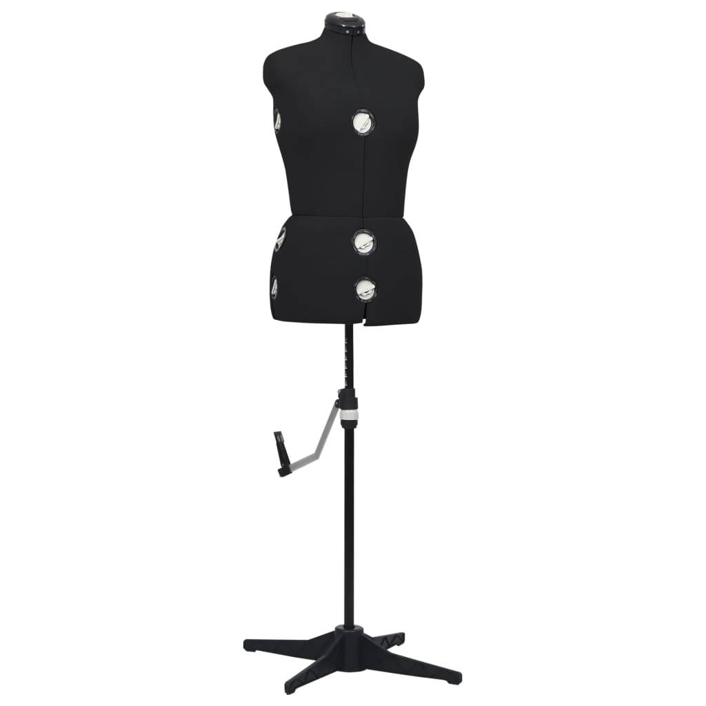 Walplus Polyester Adjustable Dress Form Female m Size 40-46 - Black - Image 1