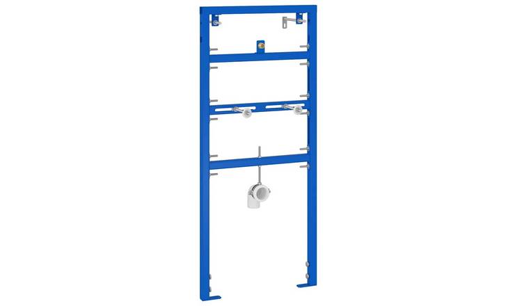 Walplus Steel Bathroom Wall Support Height Adjustable - Blue