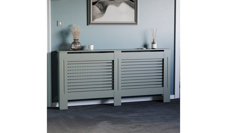 Vida Designs Milton Extra Large Radiator Cover - Olive Grey