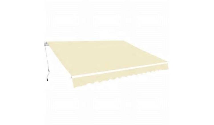 Walplus Polyester Awning - Cream - 600 x 300 cm