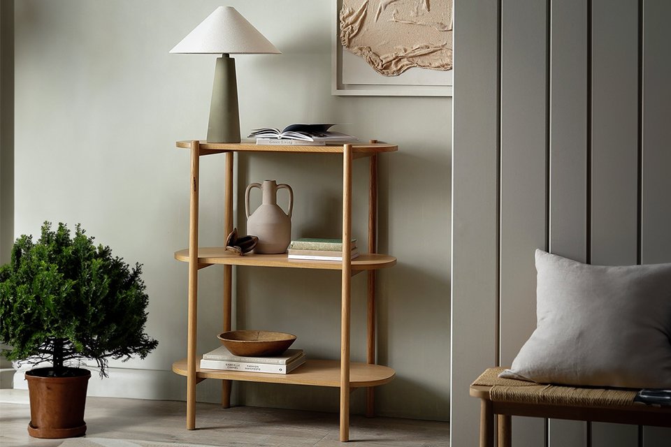 Habitat Edin 3 Tier Shelving Unit.
