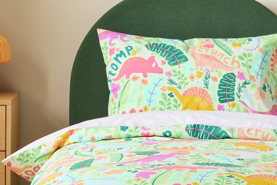 Refresh your kids bedroom from £8. Includes bedding, lighting, rugs, storage and more.
