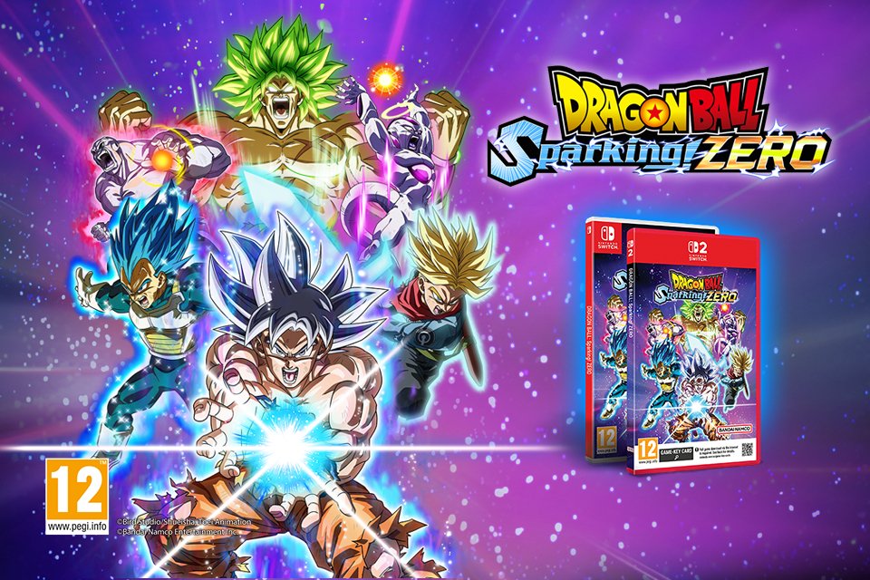 Dragon Ball: Sparkling! Zero. Now on Nintendo Switch.