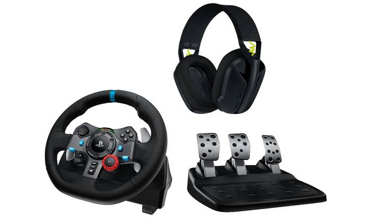 Logitech G29 Steering Wheel + G435 Headset Bundle PS & PC