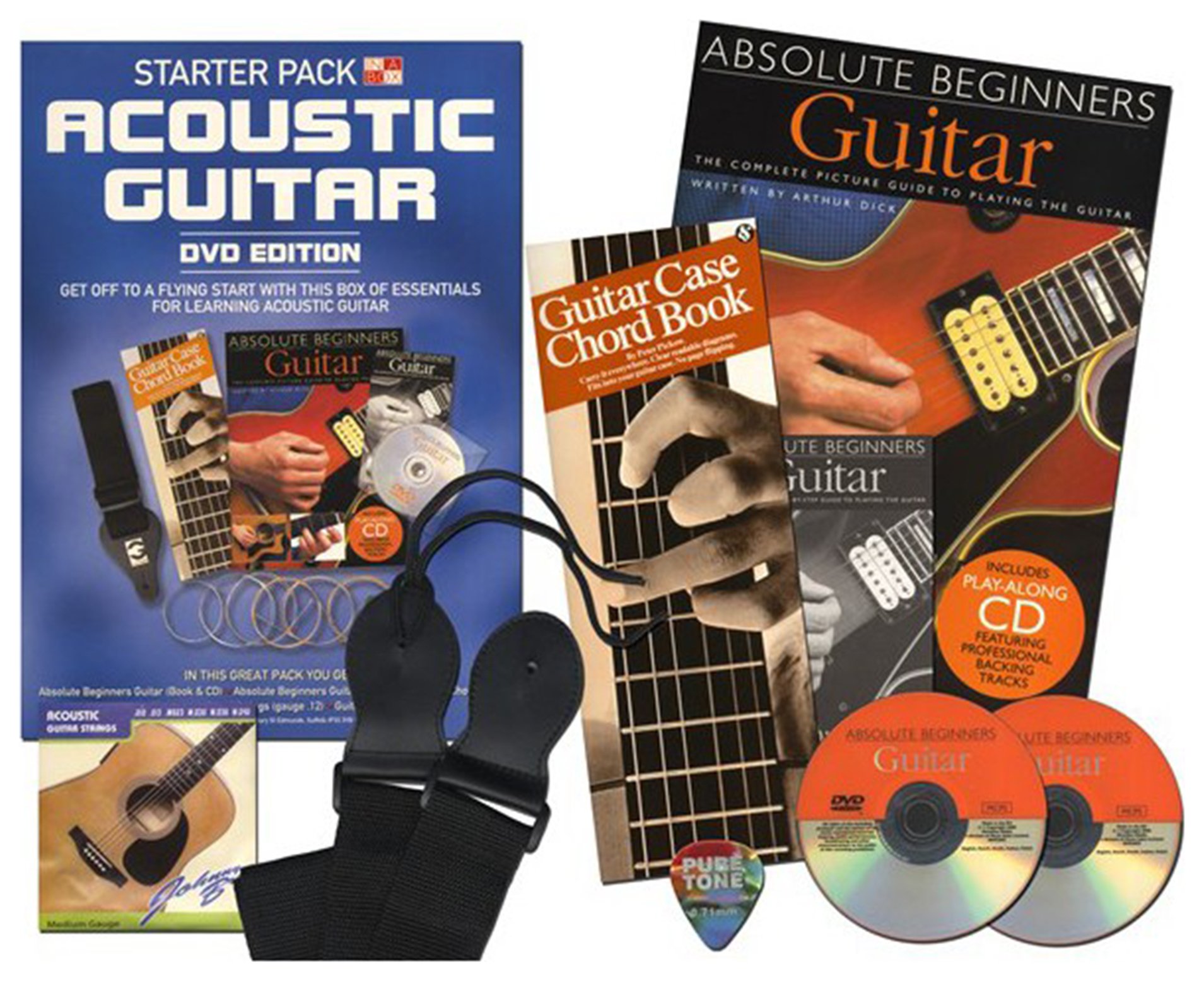 Wise Publications Acoustic Guitar in a Box Starter Bundle