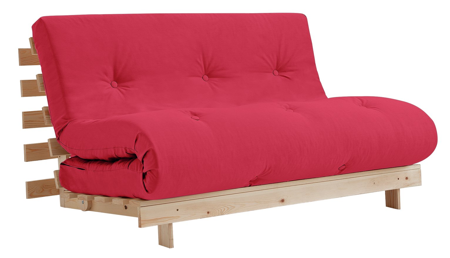 Argos Home Futon Double Deluxe Mattress - Red