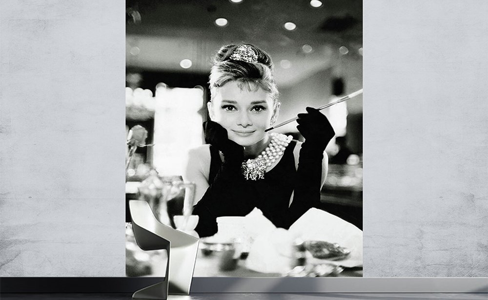 1Wall Audrey Hepburn Wall Mural