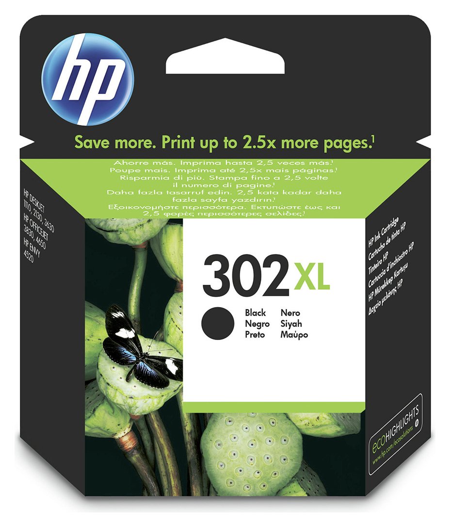 HP 302 F6U68AE XL High Yield Black Original Ink Cartridge