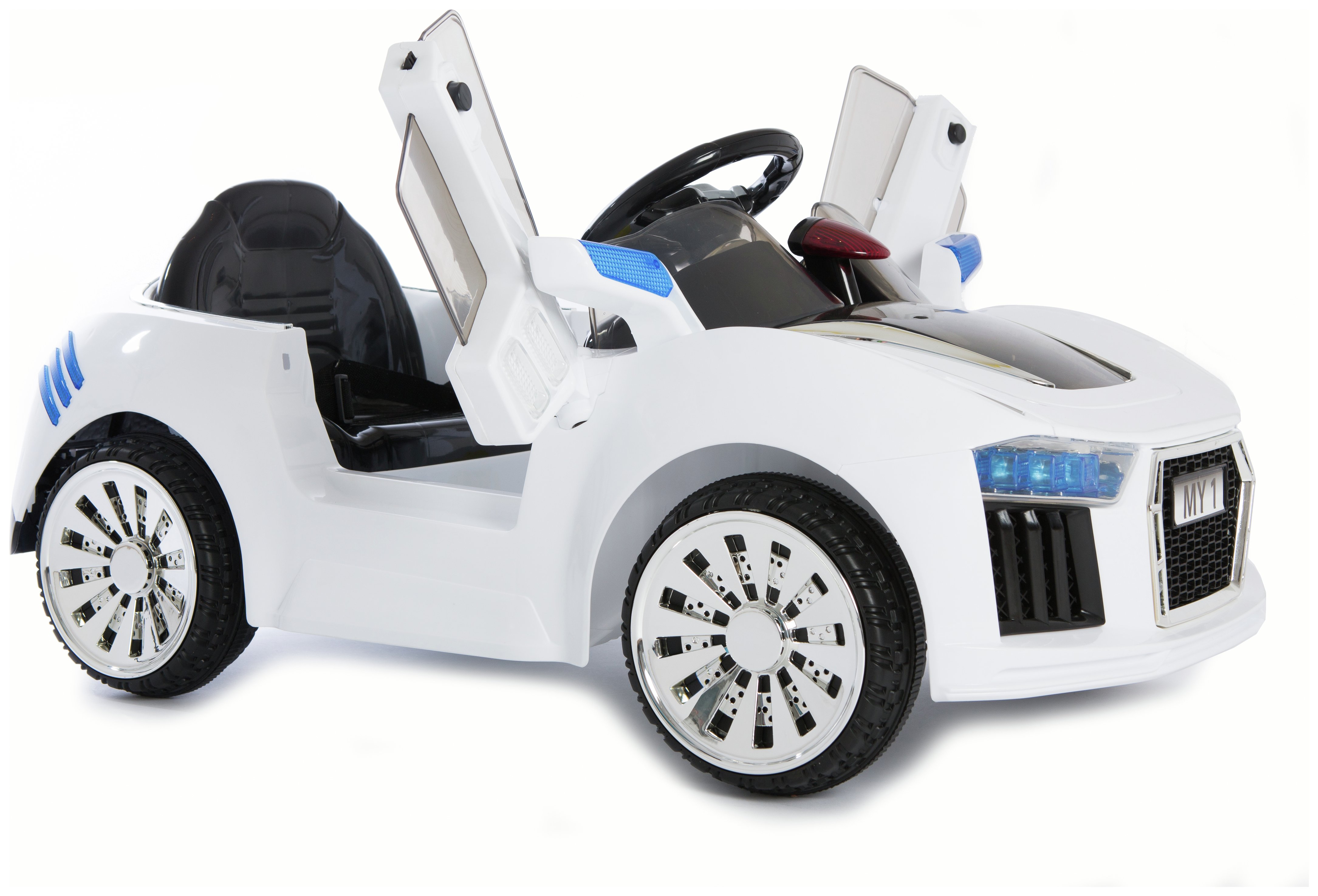 Kids@Play 6V White Sports Car