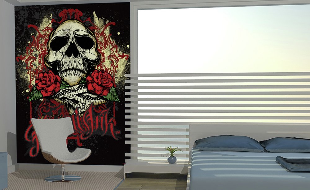 1Wall Miami Ink Wall Mural