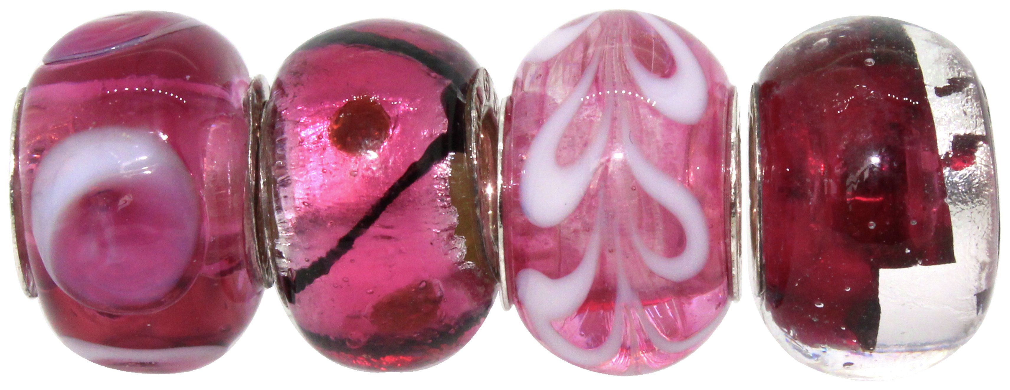 Link Up Spring Plum Glass Bead Charms review