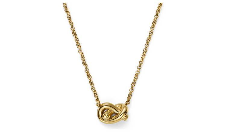 Olivia Burton Stainless Steel Lovers Knot Necklace