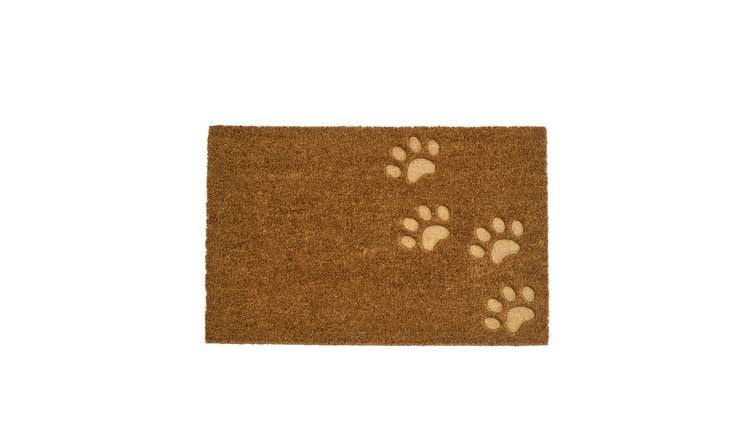 Argos Home Paws Debossed Coir Mat - 40x60cm