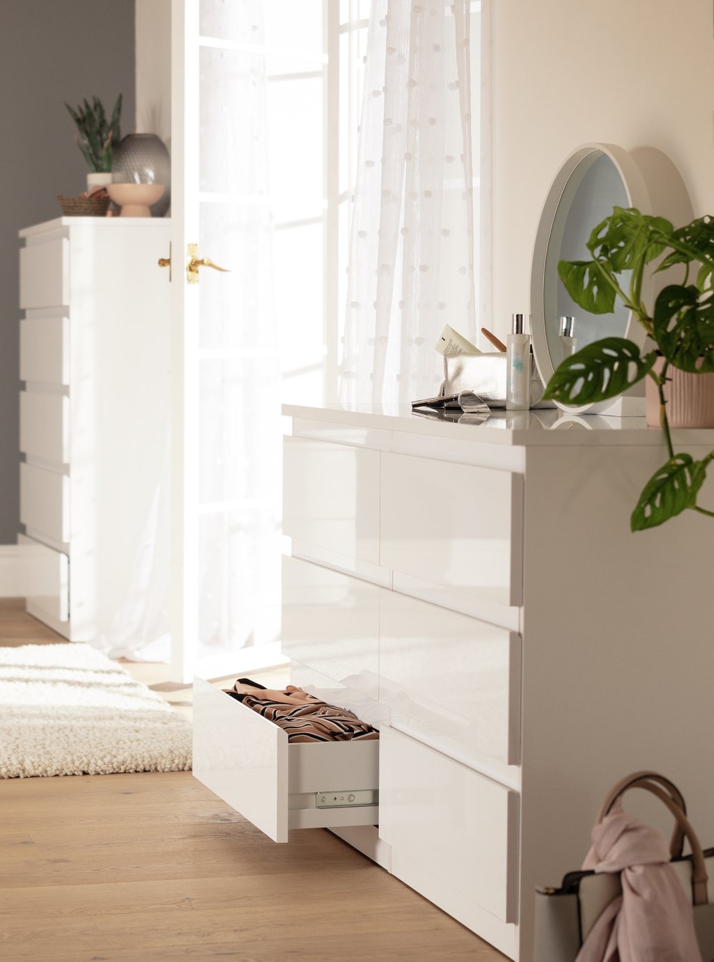 Habitat Jenson 6 Drawer Chest - Matte White