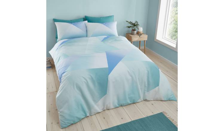 Catherine Lansfield Larsson Geo Ombre Bedding Set- King size