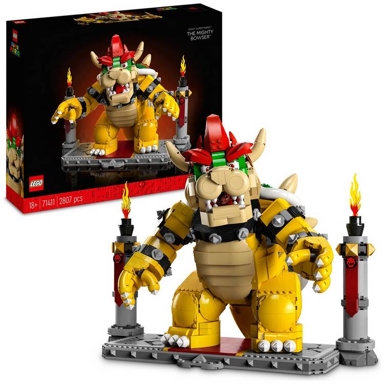 LEGO Super Mario The Mighty Bowser Collectible Figure 71411 0