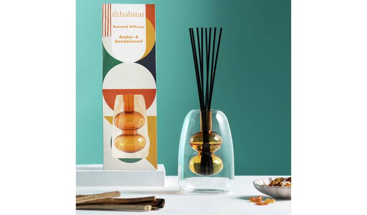 Habitat Scented Reed Diffuser - Amber & Sandalwood