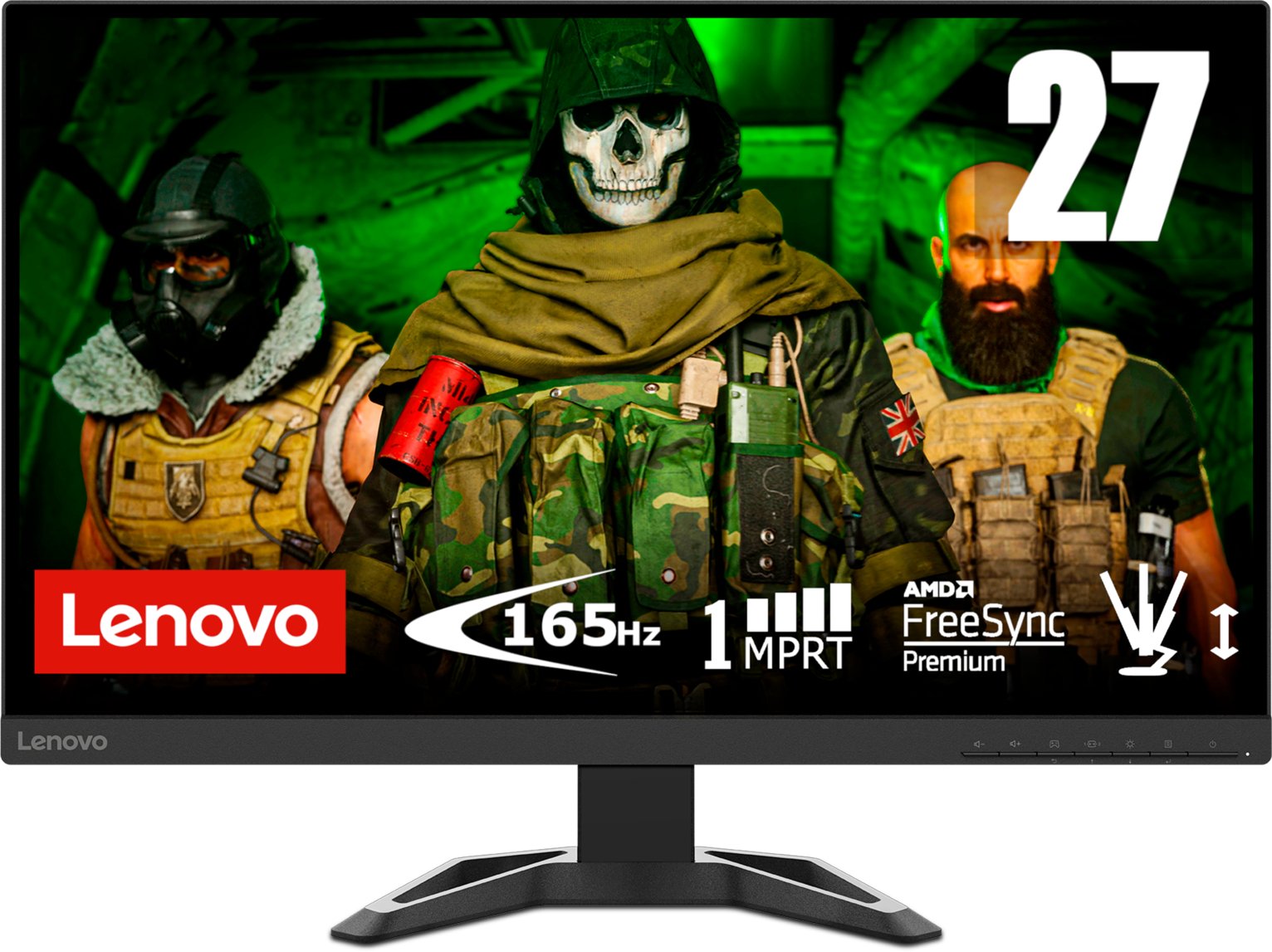 Lenovo G27-30 27 Inch 165Hz FHD Gaming Monitor
