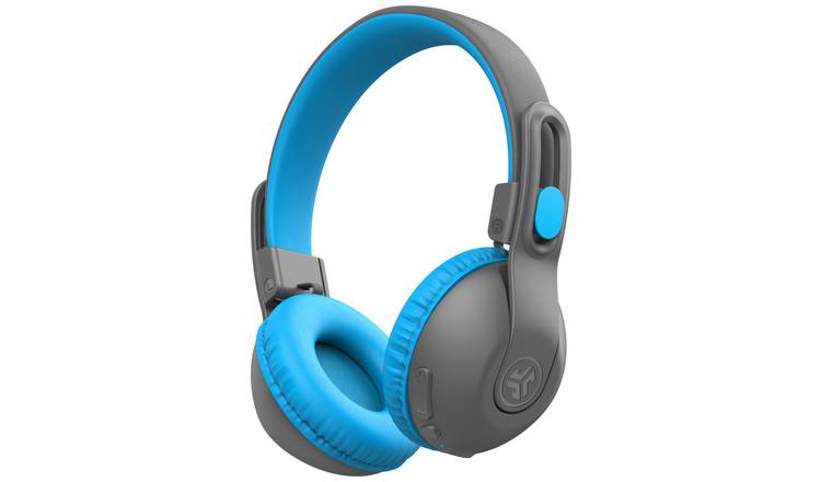 JLab JBuddies Studio 2 Kids Bluetooth Headphones - Grey/Blue