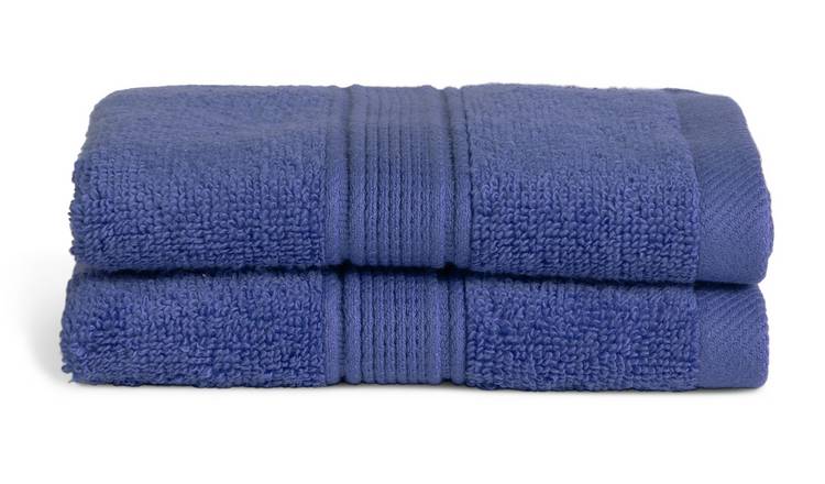 Habitat Supersoft 2 Pack Face Cloth - Cobalt