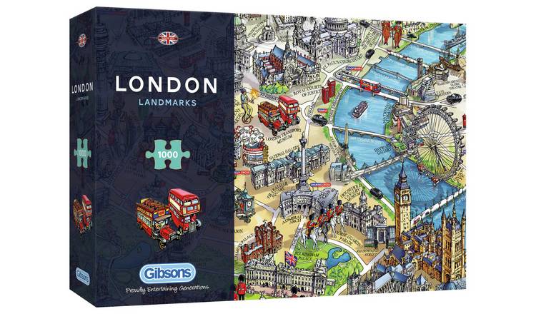 London Landmarks 1000 Pieces Jigsaw Puzzle
