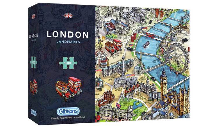 London Landmarks 1000 Pieces Jigsaw Puzzle