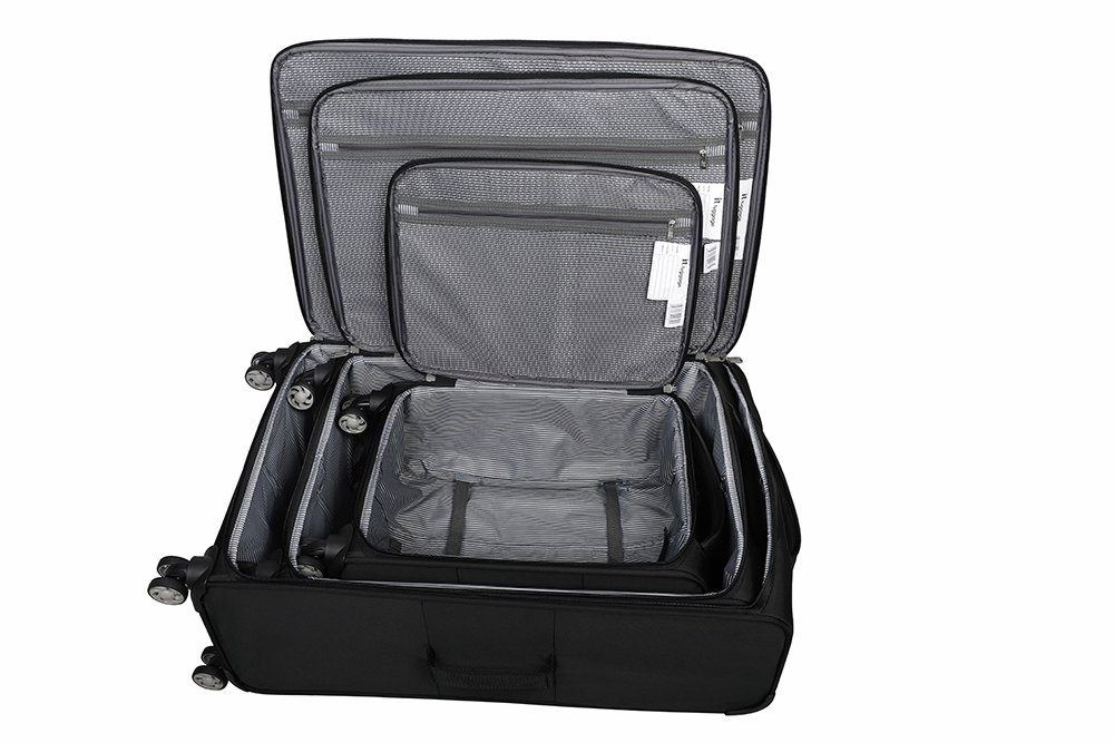 it Luggage World's Lightest Large 8 Wheel Soft Suitcase Review