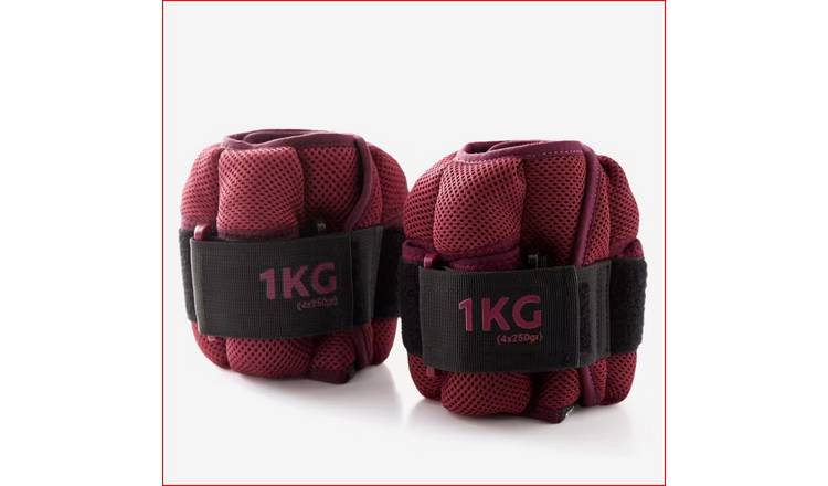 Decathlon 1Kg Adjustable Wrist Ankle Weights