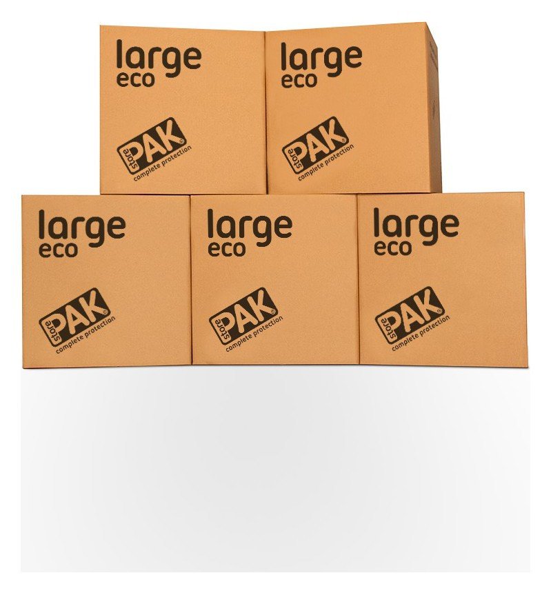 StorePAK Large Eco Cardboard Storage Boxes - Set of 5