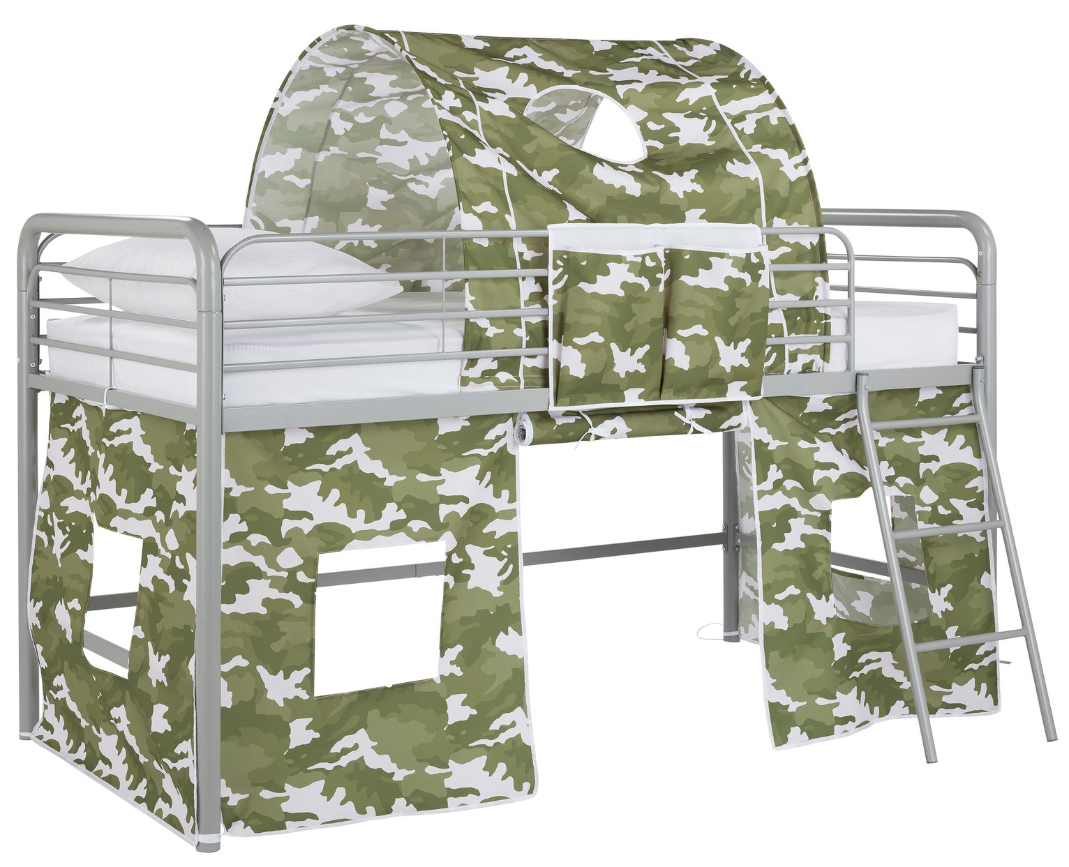 Argos Home Camo Tunnel & Tent for Kids Mid Sleeper Review