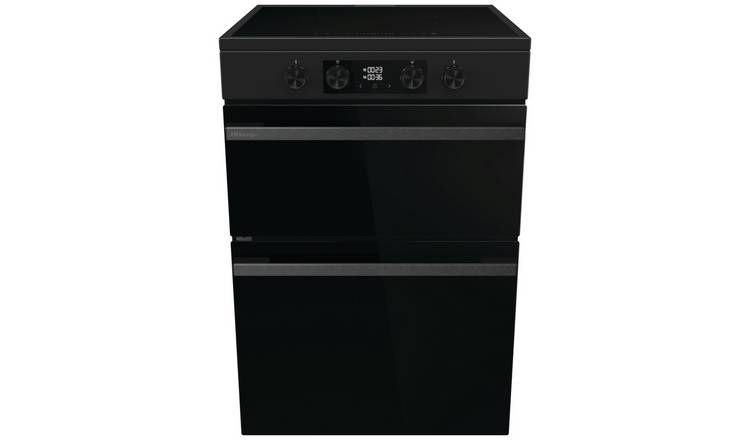 Hisense HDCEIT6C20B Double Oven Electric Cooker - Black