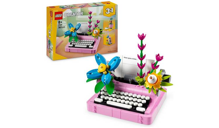 LEGO Creator 3in1 Typewriter with Flowers Toy for Kids 31169