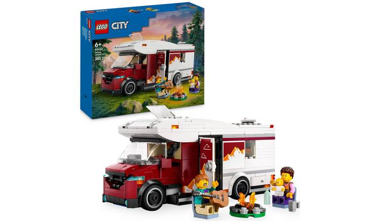 LEGO City Holiday Adventure Camper Van Toy Vehicle Set 60454